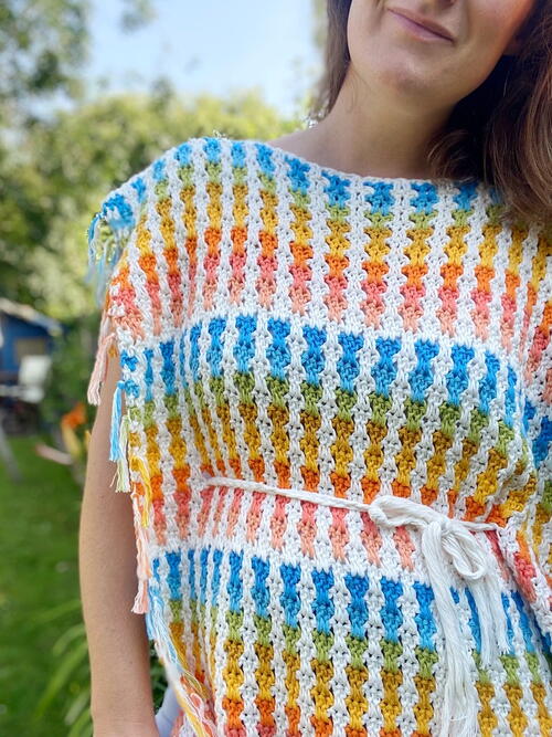 Skittles Summer Poncho