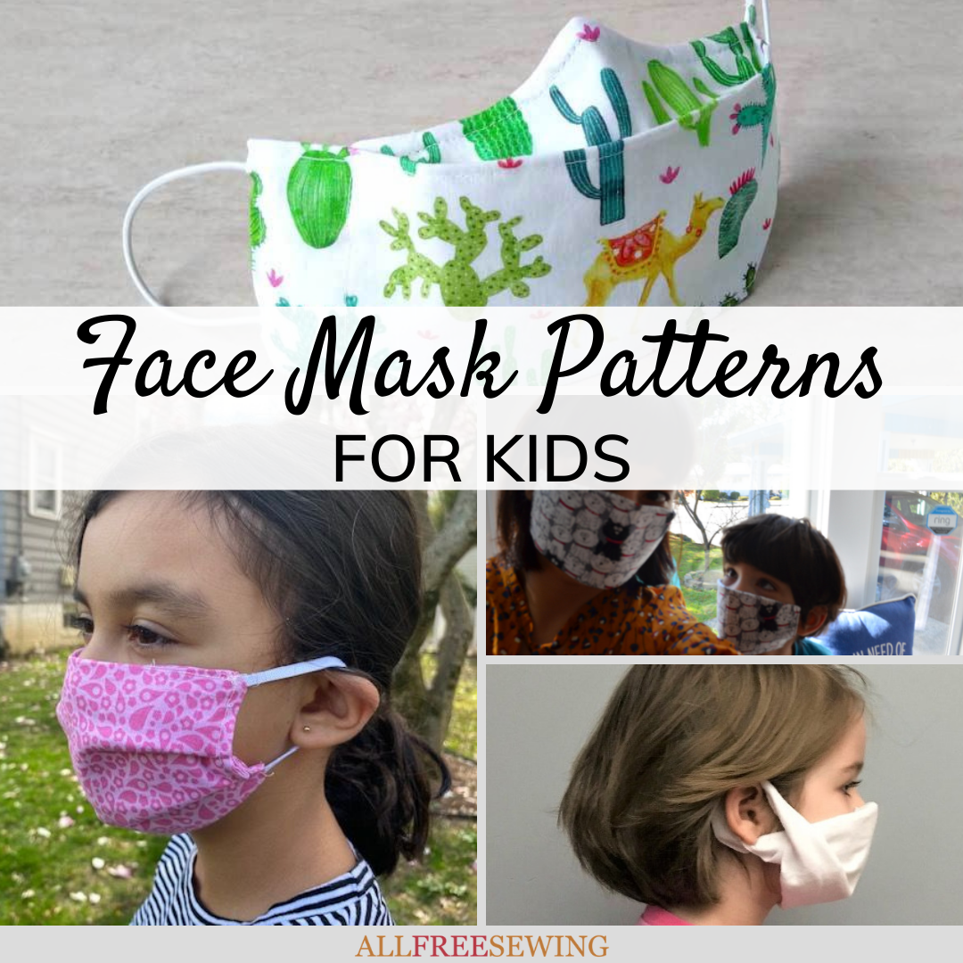 Face Mask NO ELASTIC PDF Sewing Pattern - You Make It Simple