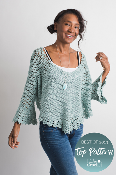 Crochet sales poncho top
