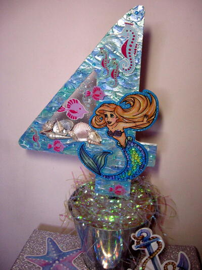 Beautiful Mermaid Birthday Decoration