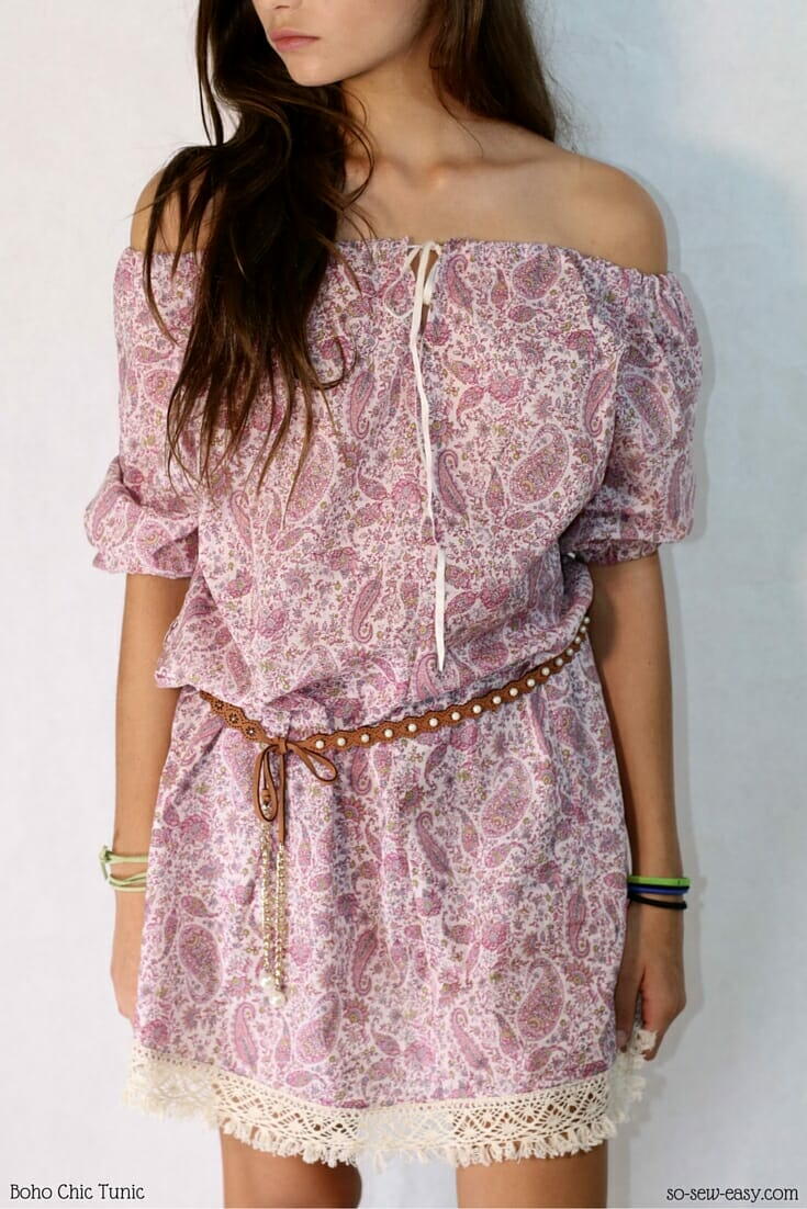 Easy Summer Tunic Free Pattern | FaveCrafts.com