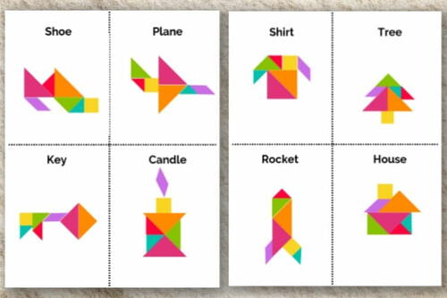 Printable Tangram Objects Fun Activities For Kids