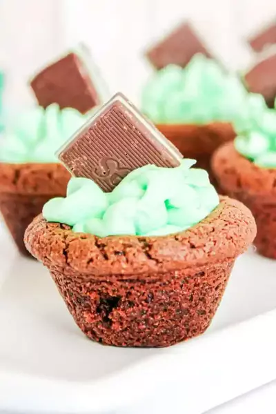 Andes Mint Chocolate Cookie Cups