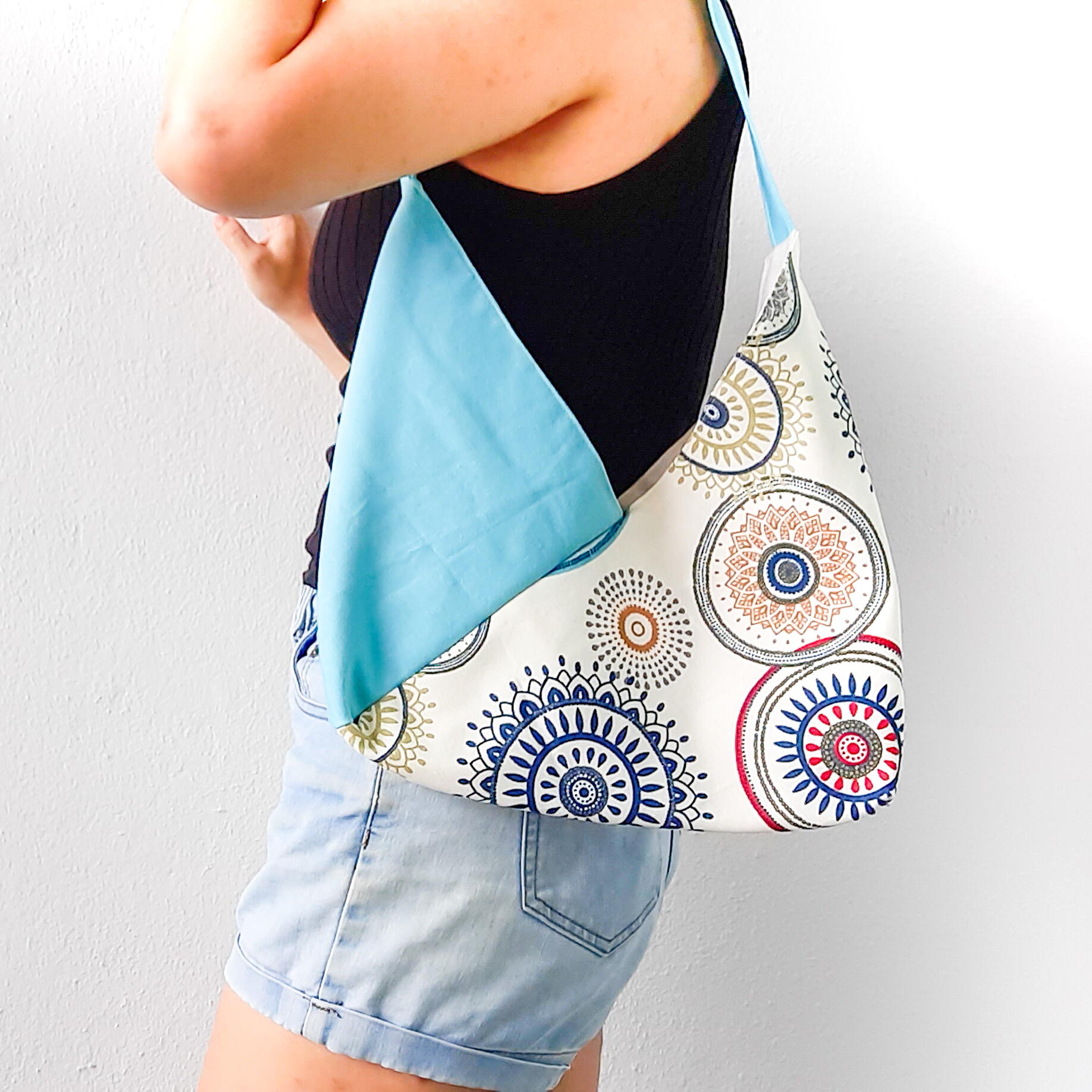Origami Bag / Free Pattern With 4 Sizes | AllFreeSewing.com