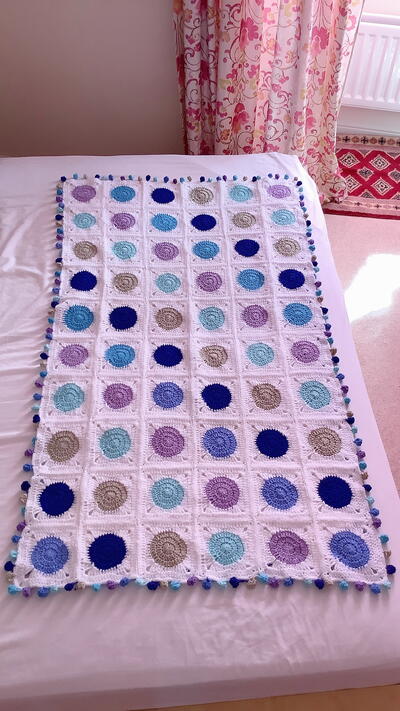 Crochet Granny Square Blanket Pattern