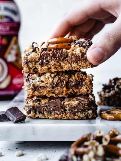 Sweet And Salty Cereal Snack Bars