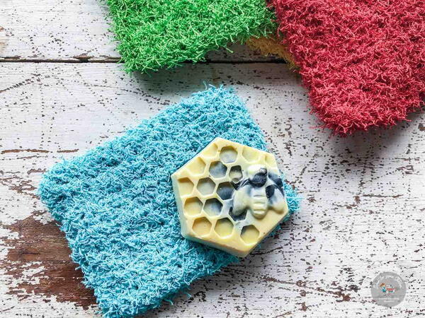 Big & Thick Crochet Dish Scrubby 