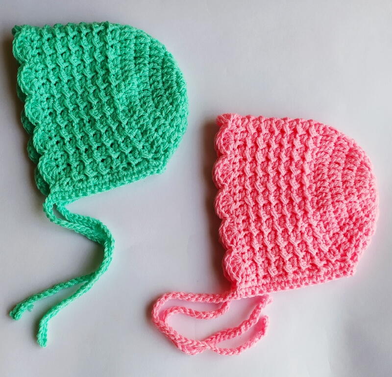 Baby Bonnet AllFreeCrochet baby-bonnet-allfreecrochet