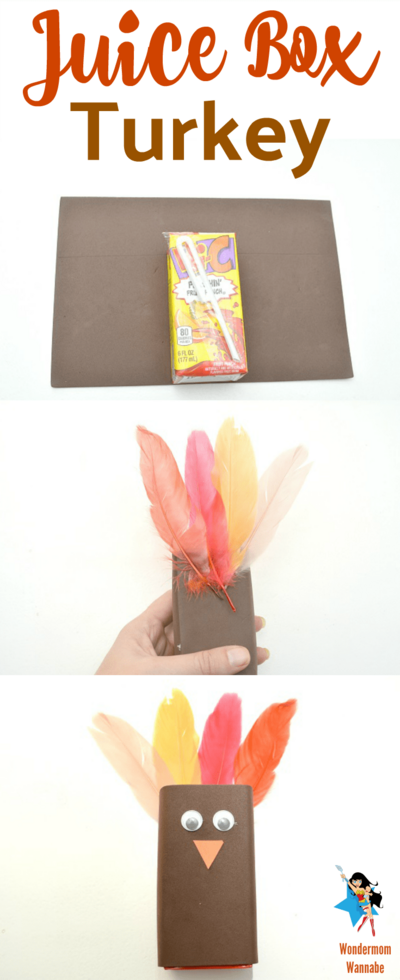 Juice Box Turkey Craft