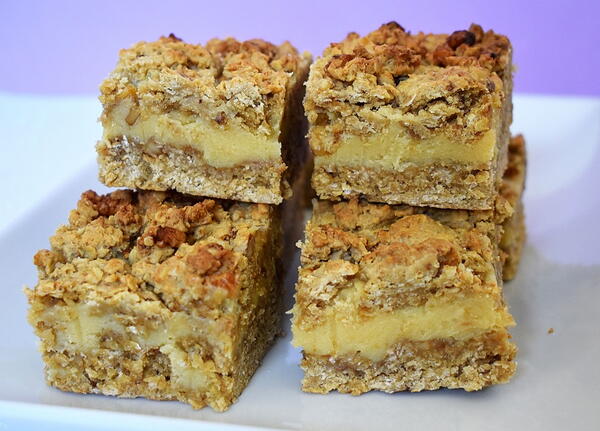 Caramel Walnut Slice