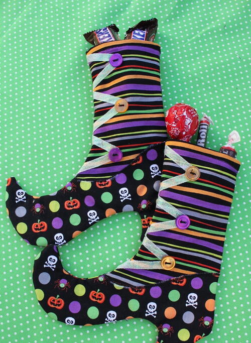 Witch Shoe Treat Bags