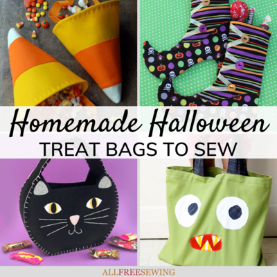 20 Homemade Halloween Treat Bags