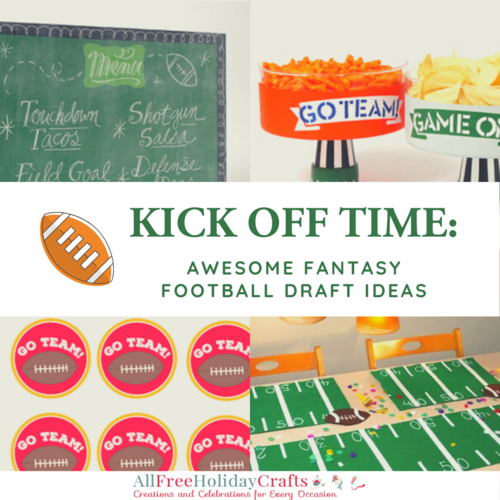 Kick-off Time 9 Awesome Fantasy Football Draft Party Ideas
