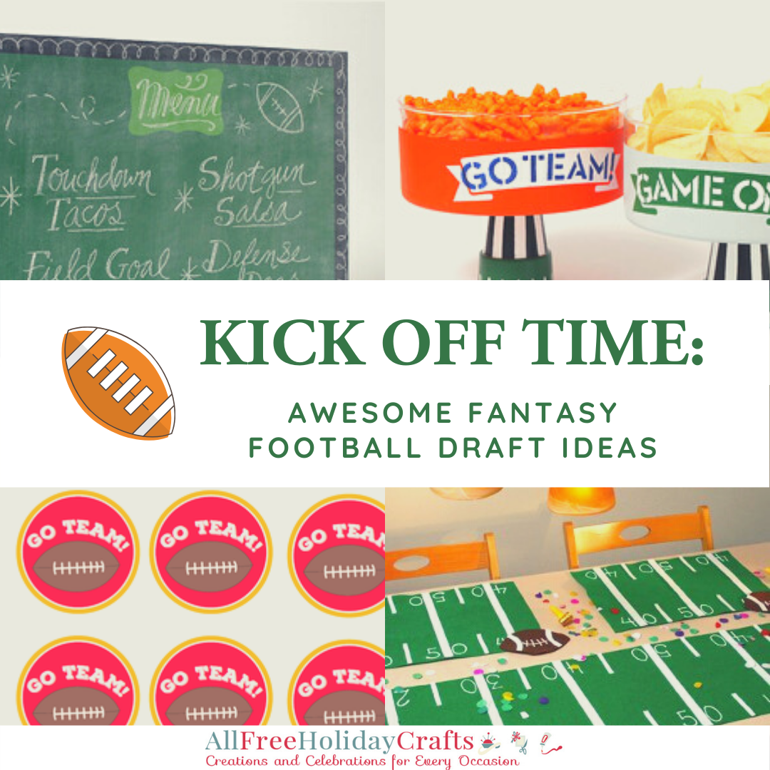 Kick-off Time: 9 Awesome Fantasy Football Draft Party Ideas ...