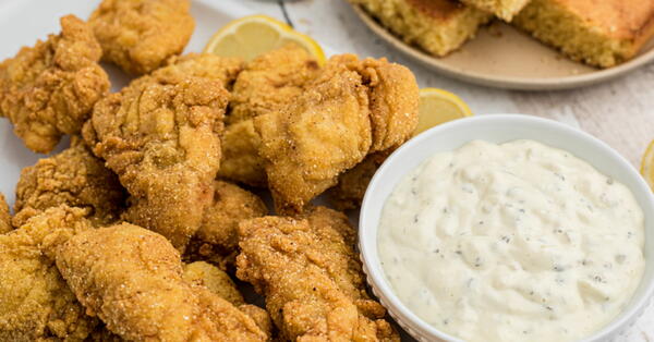 Fried Catfish Nuggets