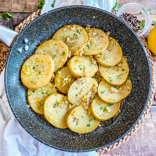 Spanish Lemon-pepper Skillet Potatoes