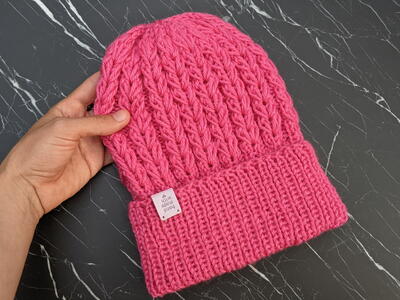 3×2 Ribbed Knit Hat