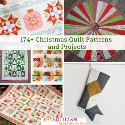 174 Christmas Quilt Patterns and Projects