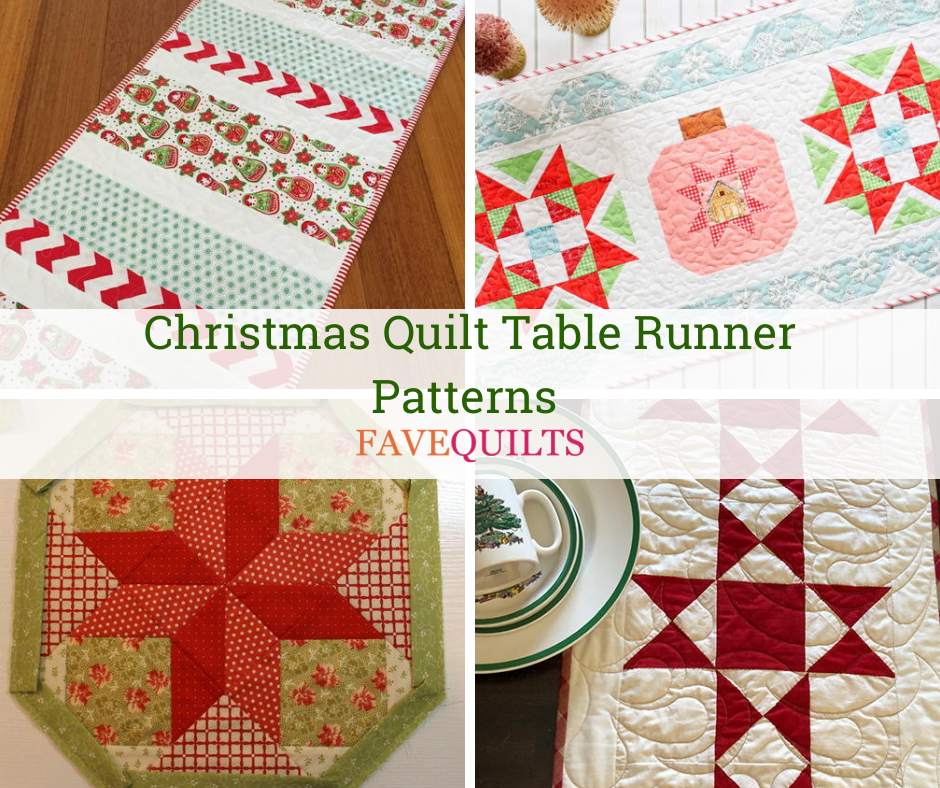christmas-quilt-table-runner-patterns-favequilts-com for Printable Quilted Christmas Table Runner Patterns Free Easy Christmas Quilt Table Runner Patterns | FaveQuilts.com for Printable Quilted Christmas Table Runner Patterns Free Easy