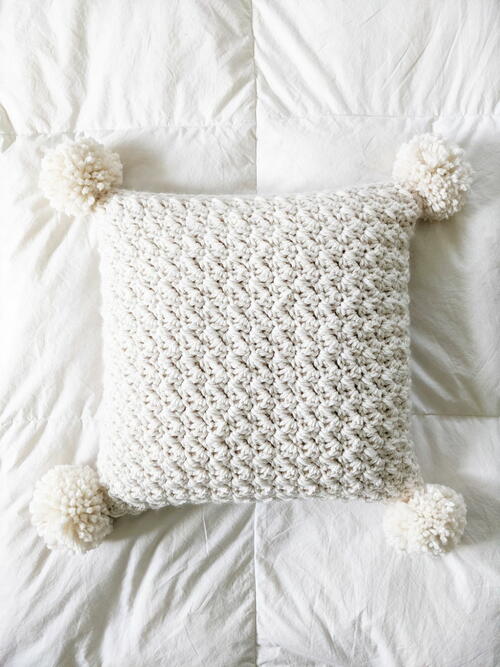 Chunky Crochet Pillow