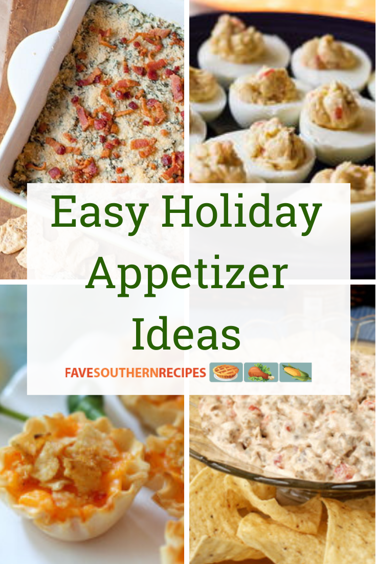 17 Easy Holiday Appetizer Ideas | FaveSouthernRecipes.com