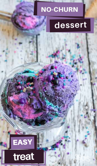 No-churn Galaxy Ice Cream Recipe