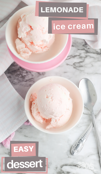 No Churn Pink Lemonade Ice Cream Recipe