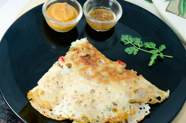 South Indian Style Rava Dosa Recipe