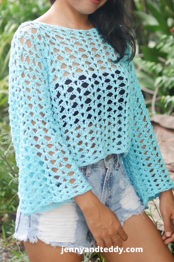 Summer Sweater | AllFreeCrochet.com