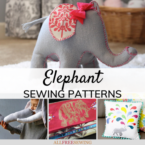 10 Elephant Sewing Patterns Free