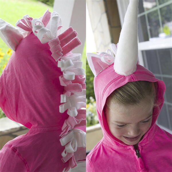 DIY unicorn costume