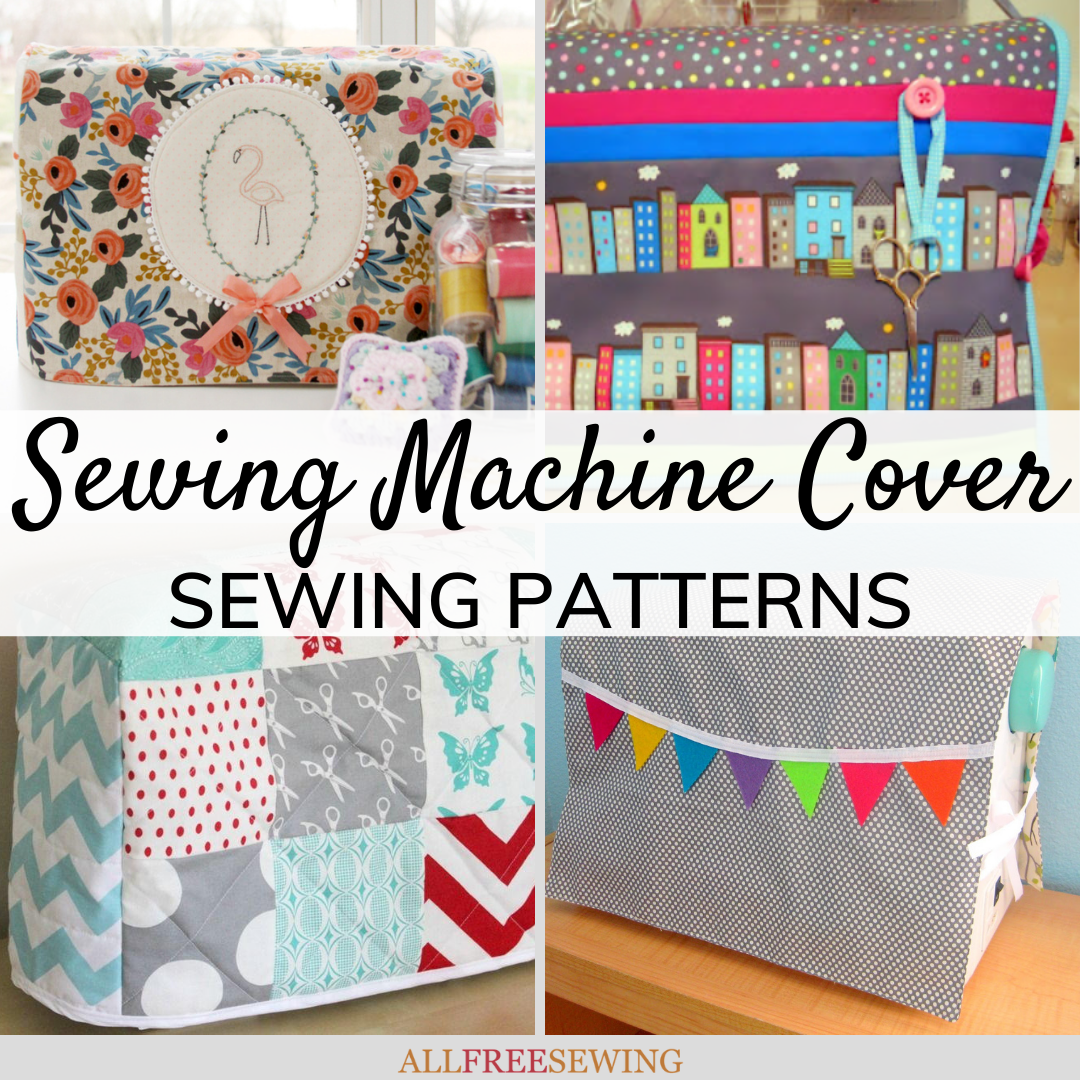 Funda maquina de coser  Sewing machine cover pattern, Sewing machine  cover, Sewing machine accessories