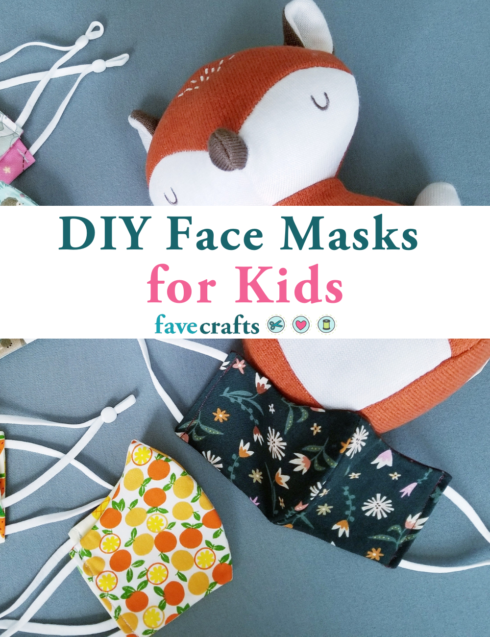 DIY Face Mask for Kids (Picture Tutorial + Free PDFs) | FaveCrafts.com