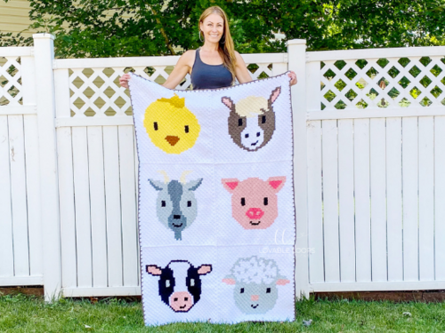 Farm Animals Blanket