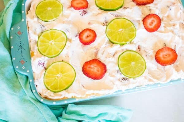 Party-favorite Strawberry Margarita Poke Cake