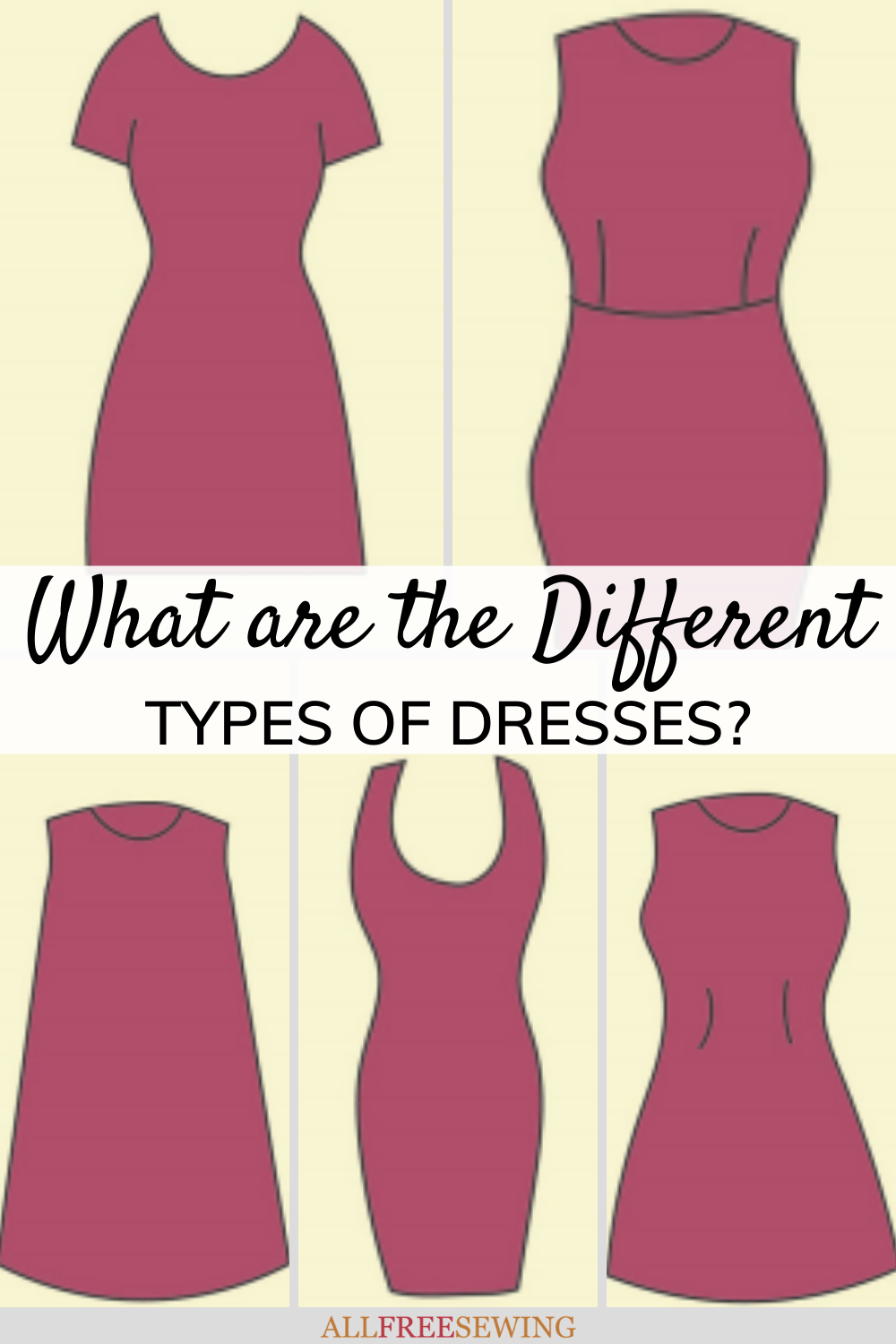What are the Different Types of Dresses? Sewing Guide | AllFreeSewing.com