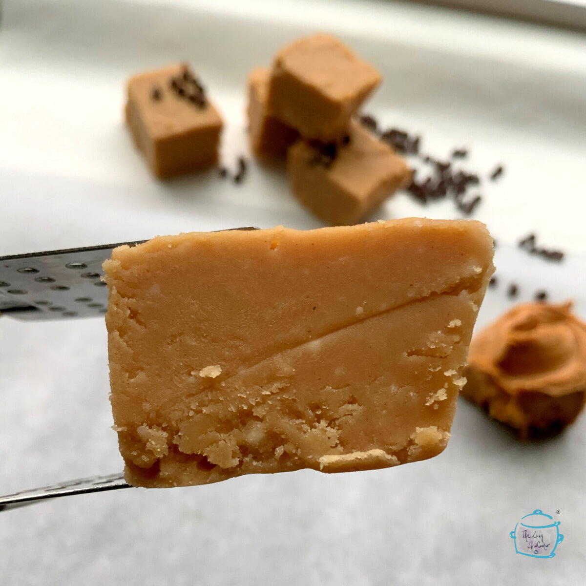 Lazy Slow Cooker Peanut Butter Fudge