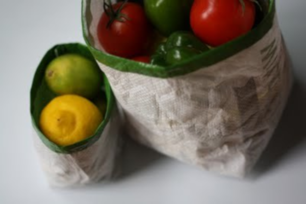 Easy Recycled Fruit and Veggie Bag