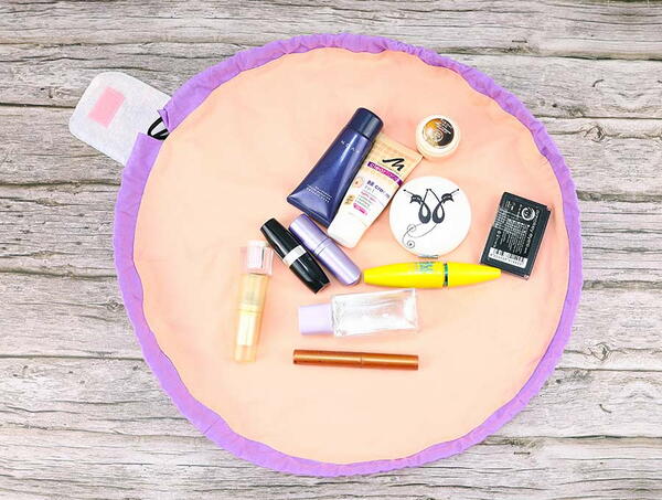 Diy Drawstring Makeup Bag In 20 Minutes