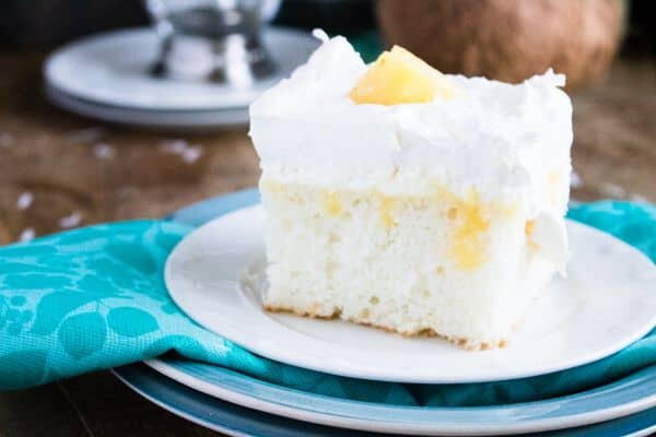 Mouth-watering Pina Colada Poke Cake