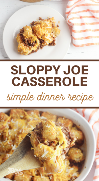 Easy Sloppy Joe Casserole Recipe