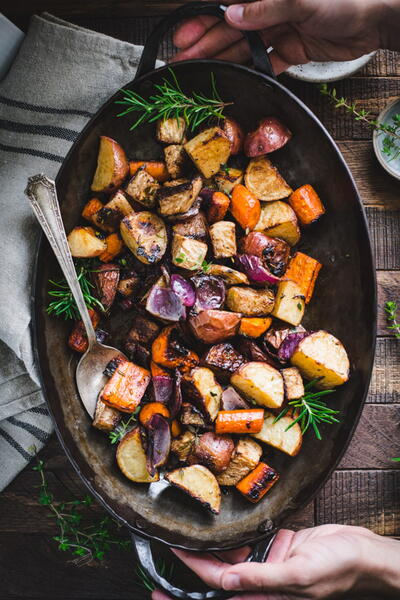 Roasted Root Vegetables With Balsamic
