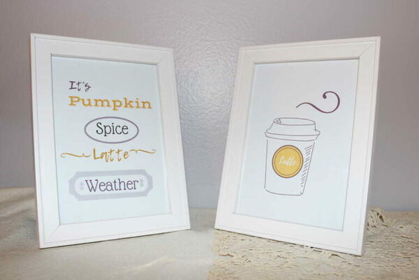 Free Fall Coffee Printables