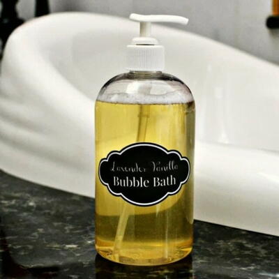 Natural Homemade Bubble Bath