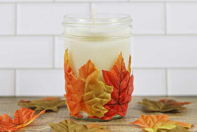 How To Make A Fall Candle