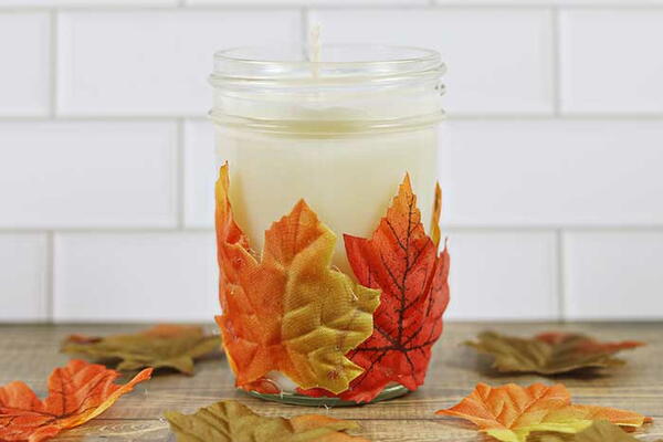 How To Make A Fall Candle