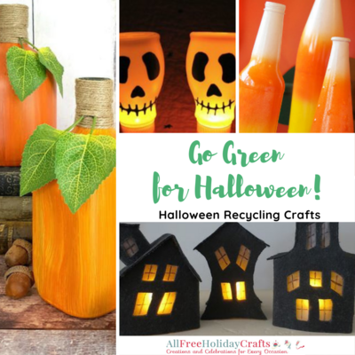 "Go Green" for Halloween: 25+ Halloween Recycling Crafts
