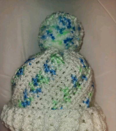 Crochet Swirl Baby Hat