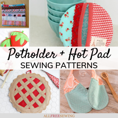 Handmade Hot pads/pot holders Strawberries/Blueberries 