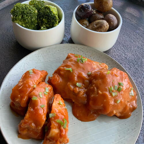 Lazy Slow Cooker Apricot Chicken Recipe